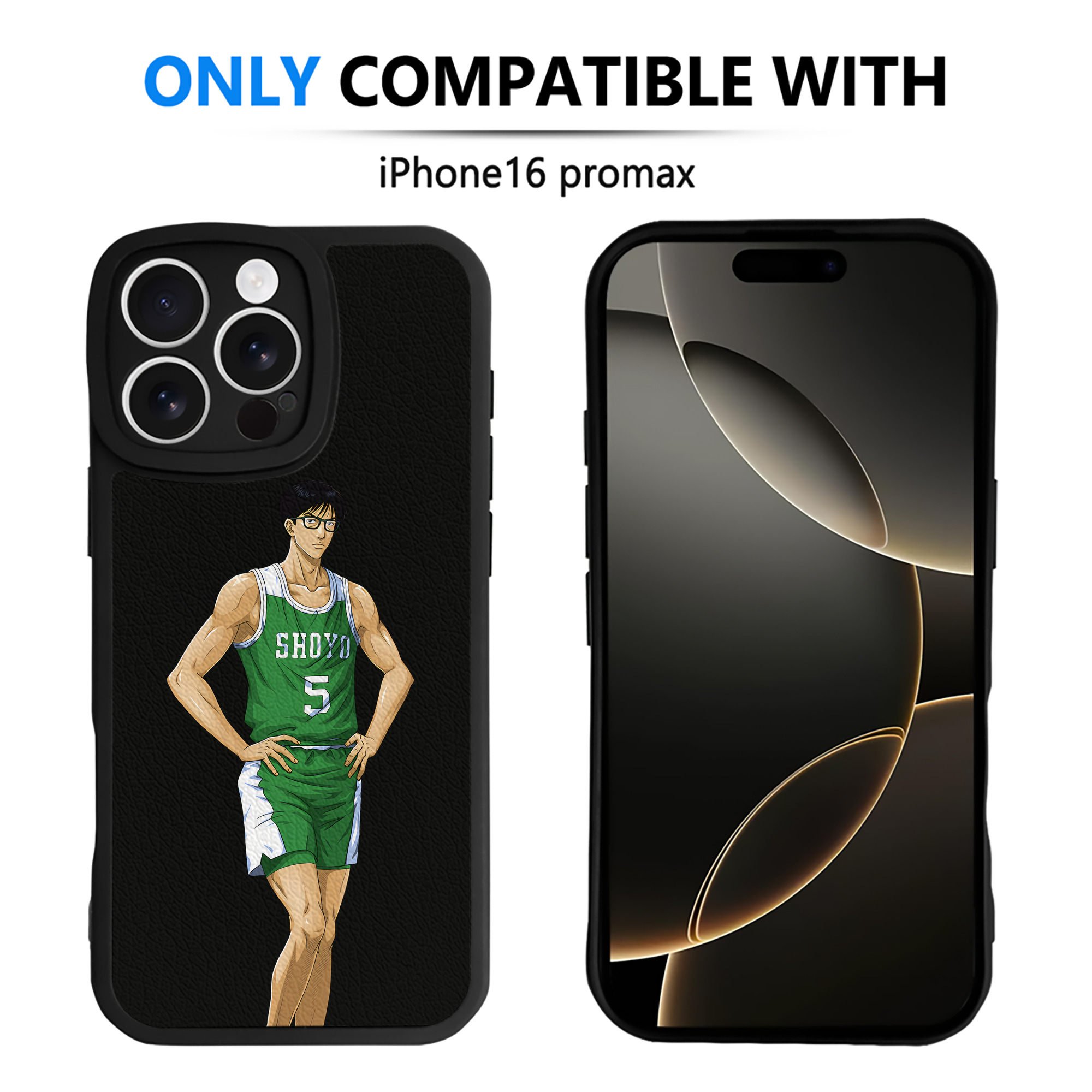 （画像用） SLAM DUNK／スラムダンク 【iPhone 16シリーズ対応】シリコンスマホケース（レザー調） 材質：シリコン